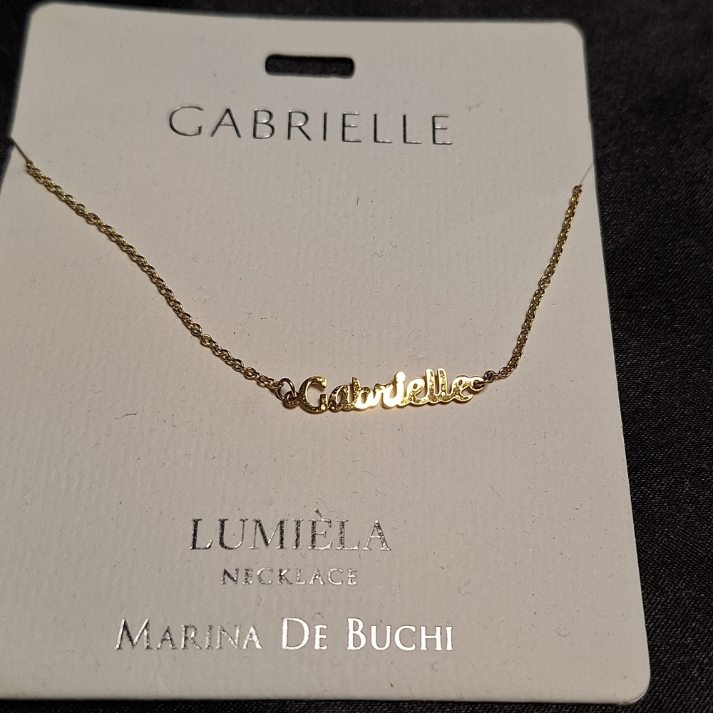 GABRIELLE Lumiela Necklace~Marina De Buchi~Adjustable~Mulberry Studios